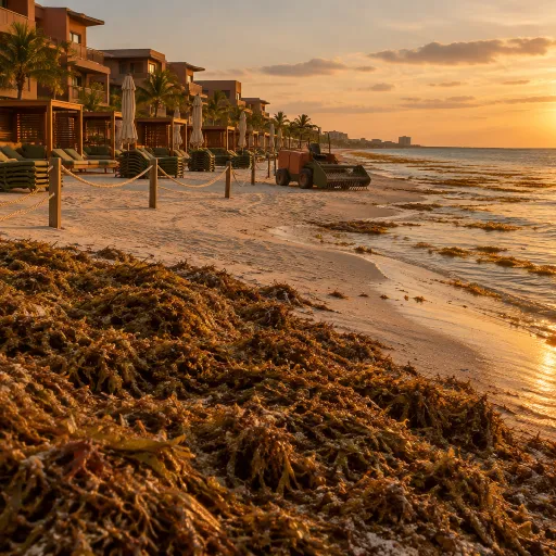 When luxury meets seaweed: what cancun hotel sargassum cleanup failures mean for your Caribbean stay