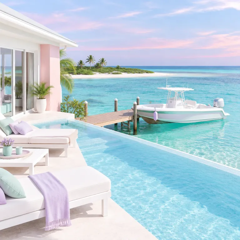 Bahamas villa escapes with a boat included for effortless island hopping