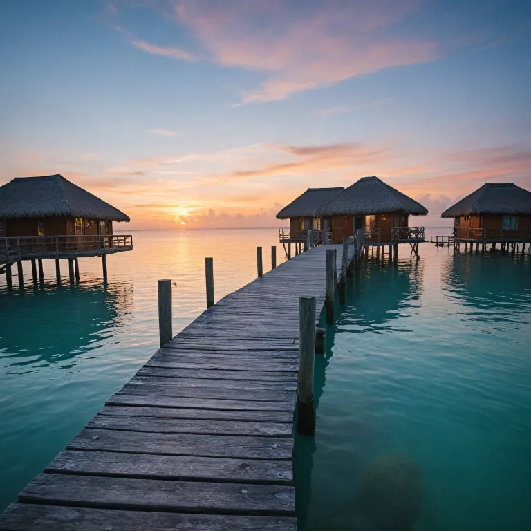 Experience the allure of water bungalows in Belize: luxury overwater stays on private cayes